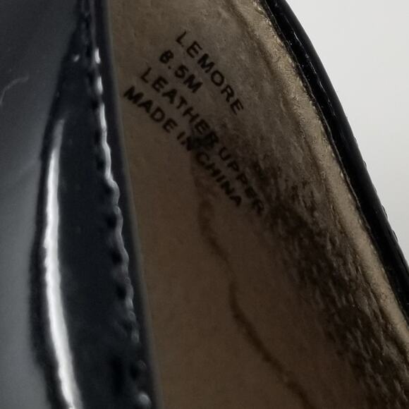 Steven by Steve Madden Leather Black Pumps Comfortable Heel Women's Size 8.5 M - Picture 3 of 9